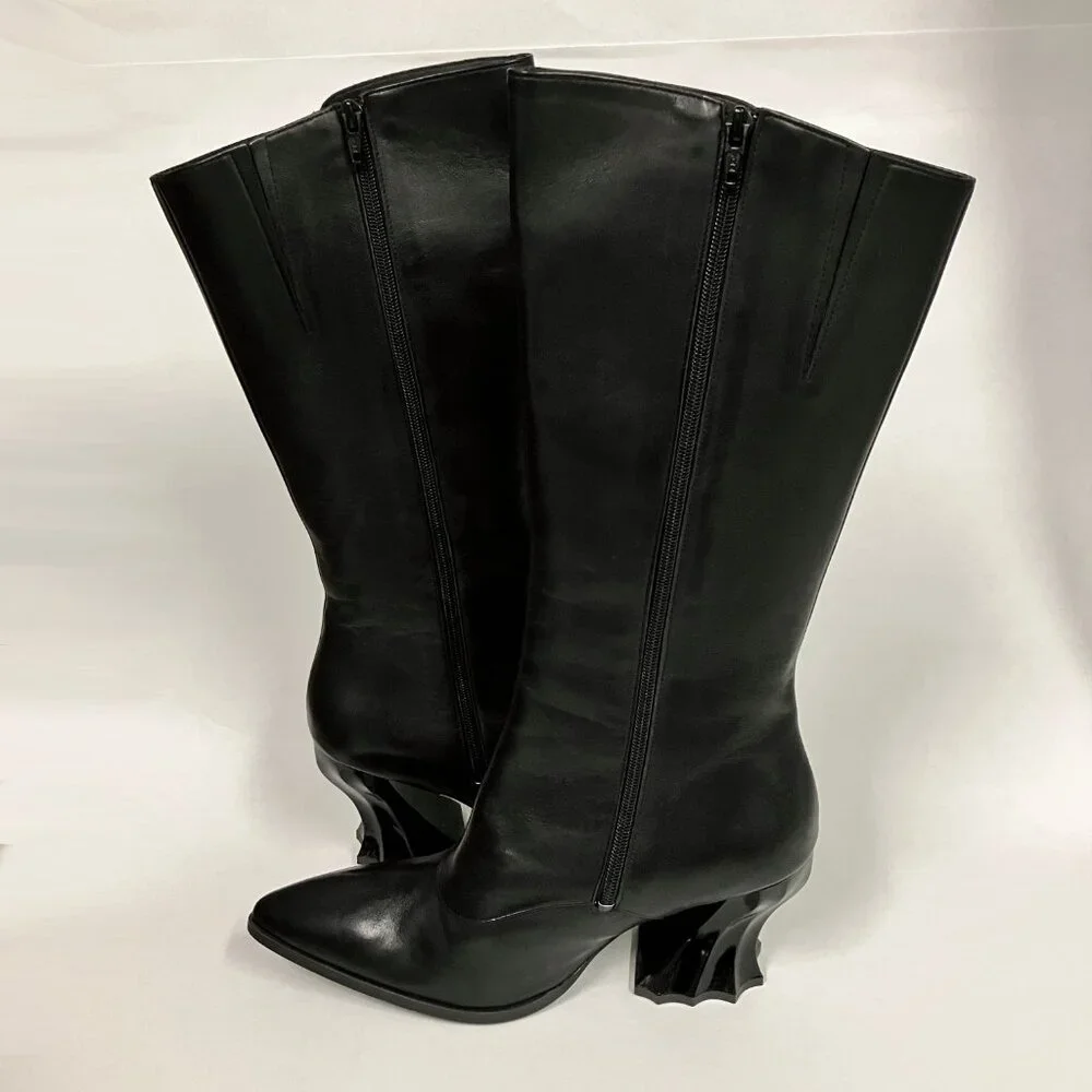 *BRAND NEW!* Fluevog 2017 Deliverance LU Boots, Black, Size 9.5 (best for 8.5)! - Picture 4 of 11